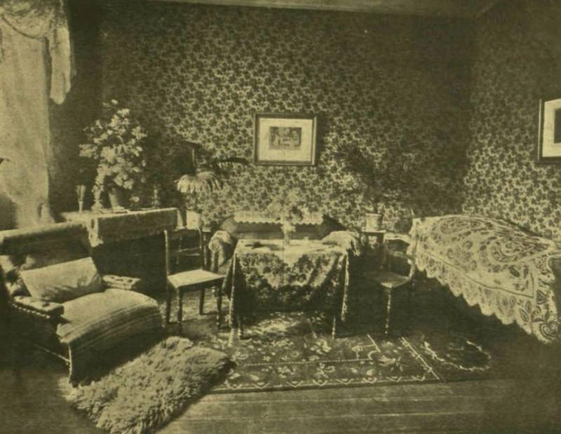 szobája a gyógyintézetben